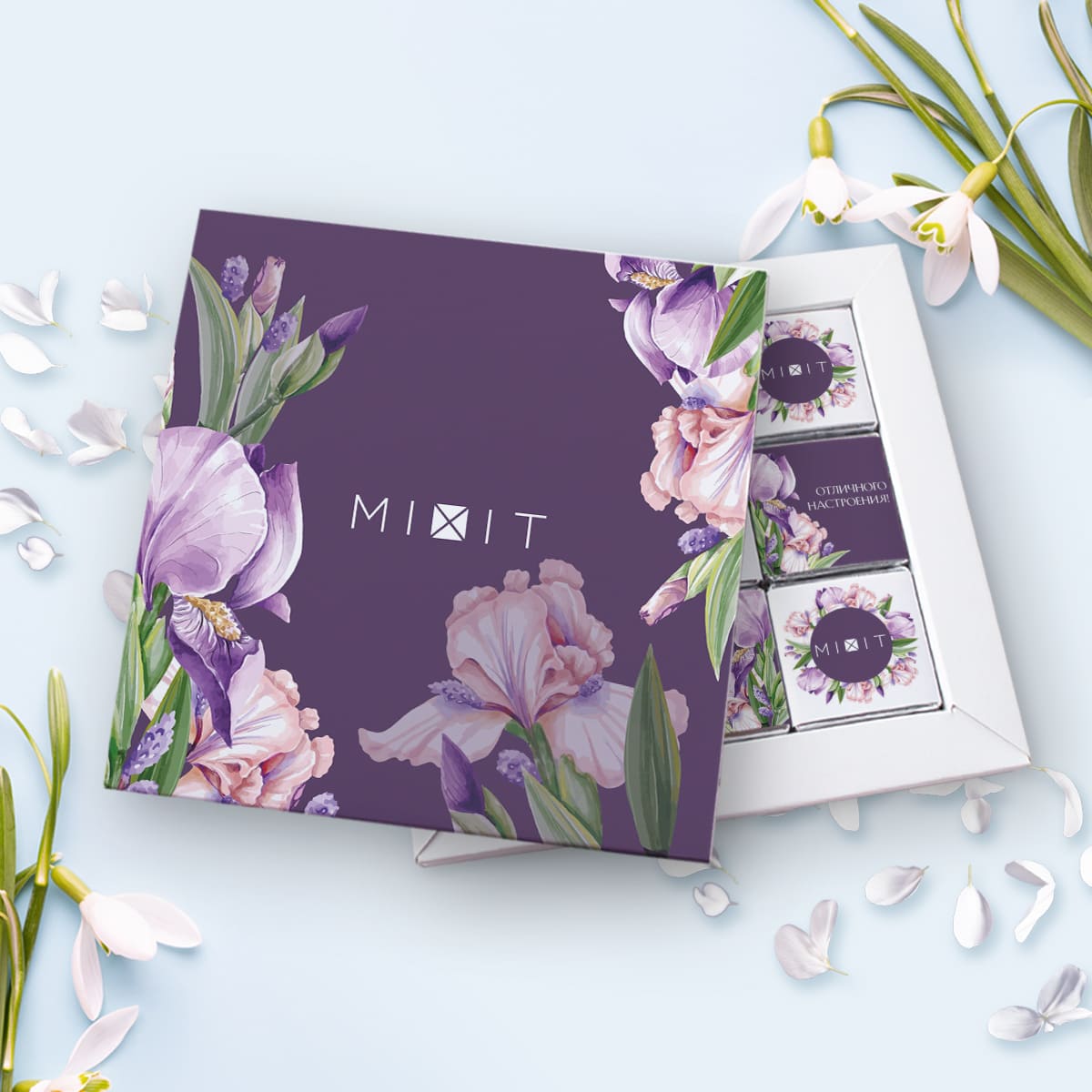 Набор "Пенал 9" (9 шоколадок 5гр)  #000646