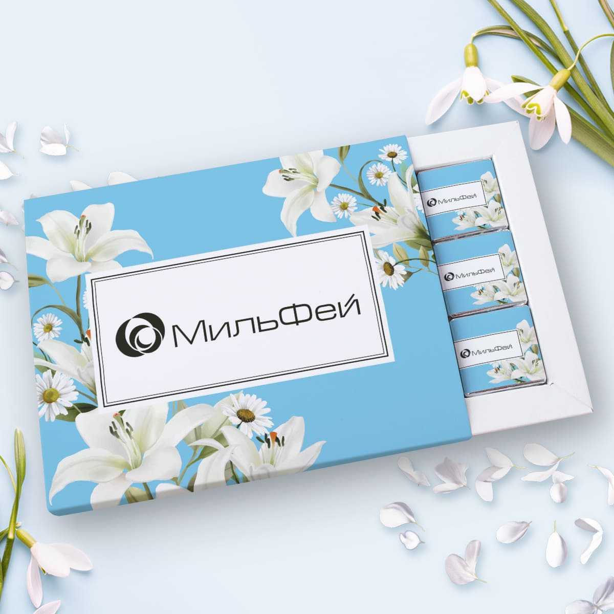 Набор "Пенал 12" (12 шоколадок 5гр) #000653