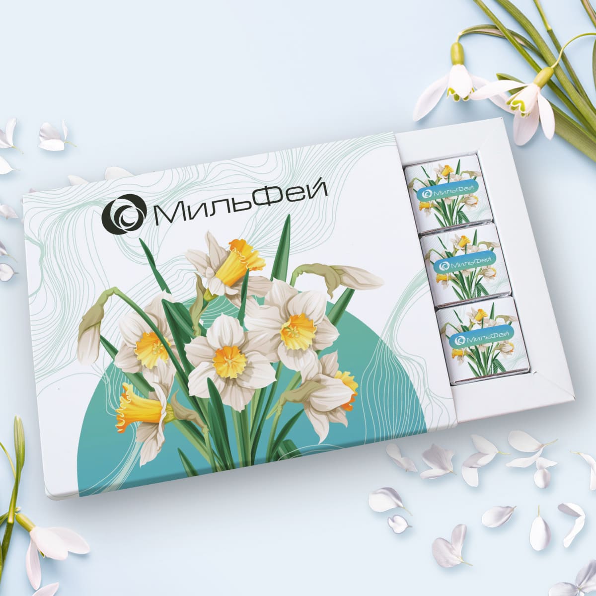 Набор "Пенал 12" (12 шоколадок 5гр) #000649